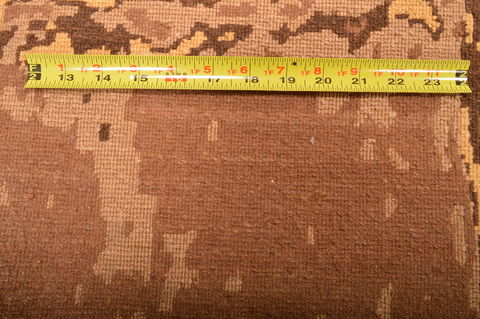 Modern Beige Hand Knotted 60 X 810 Area Rug 100-76297 Image 14