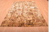 Modern Beige Hand Knotted 60 X 810 Area Rug 100-76297 Thumb 4