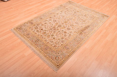 Jaipur Beige Hand Knotted 40 X 511 Area Rug 100-76298 Image 2