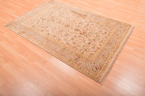 Jaipur Beige Hand Knotted 40 X 511 Area Rug 100-76298 Image 3