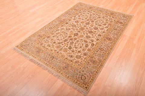Jaipur Beige Hand Knotted 40 X 511 Area Rug 100-76298 Image 6
