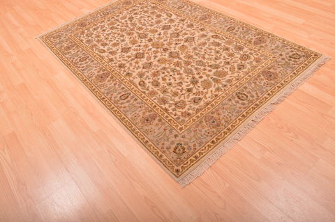Jaipur Beige Hand Knotted 40 X 511 Area Rug 100-76298 Image 7
