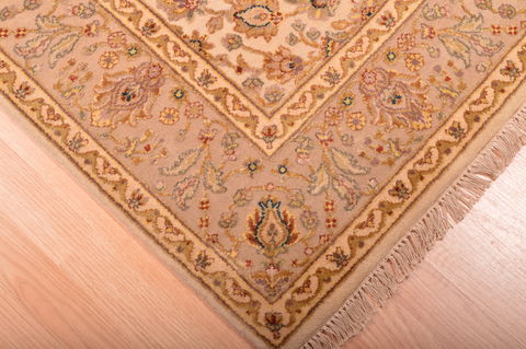 Jaipur Beige Hand Knotted 40 X 511 Area Rug 100-76298 Image 8