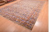 Kashan Green Hand Knotted 106 X 158  Area Rug 100-76309 Thumb 2