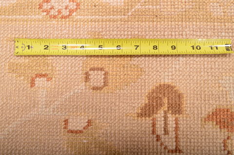Ziegler Beige Hand Knotted 81 X 100 Area Rug 100-76312 Image 19