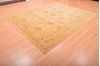 Modern Beige Hand Knotted 81 X 100  Area Rug 100-76312 Thumb 6