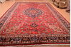Mashad Red Hand Knotted 110 X 165  Area Rug 100-76314 Thumb 4