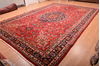 Mashad Red Hand Knotted 110 X 165  Area Rug 100-76314 Thumb 6