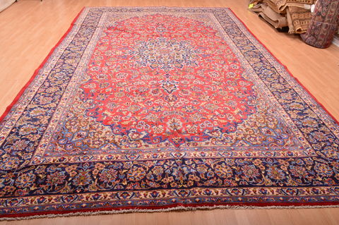 Najaf-abad Red Hand Knotted 96 X 156 Area Rug 100-76315 Image 21