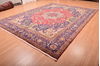 Tabriz Blue Hand Knotted 910 X 130 Area Rug 100-76319 Thumb 6