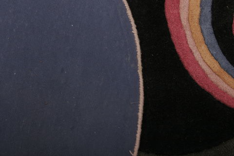 Indo-Nepal Beige Round Hand Tufted 50 X 50  Area Rug 155-76320 Image 3