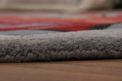 Indo-Nepal Grey Round Hand Tufted 50 X 50  Area Rug 155-76321 Image 2