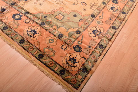 Pishavar Beige Hand Knotted 104 X 1211 Area Rug 100-76323 Image 11