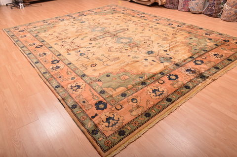 Pishavar Beige Hand Knotted 104 X 1211 Area Rug 100-76323 Image 5