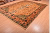Pishavar Beige Hand Knotted 104 X 1211 Area Rug 100-76323 Thumb 2