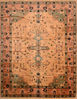 Pishavar Beige Hand Knotted 104 X 1211  Area Rug 100-76323 Thumb 0