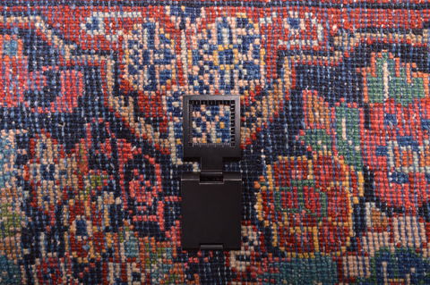 Moshk Abad Red Hand Knotted 106 X 166 Area Rug 100-76325 Image 17