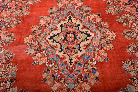 Moshk Abad Red Hand Knotted 106 X 166 Area Rug 100-76325 Image 22