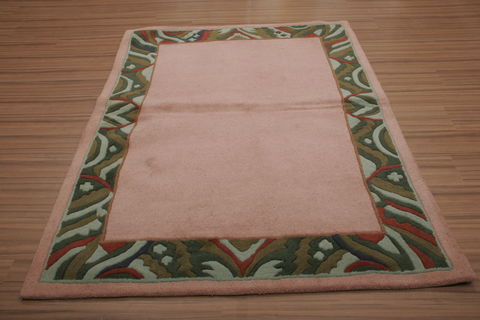 Indo-Nepal Beige Hand Tufted 50 X 70  Area Rug 155-76326 Image 1