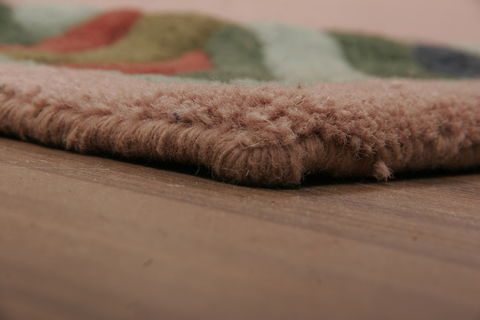 Indo-Nepal Beige Hand Tufted 50 X 70  Area Rug 155-76326 Image 3