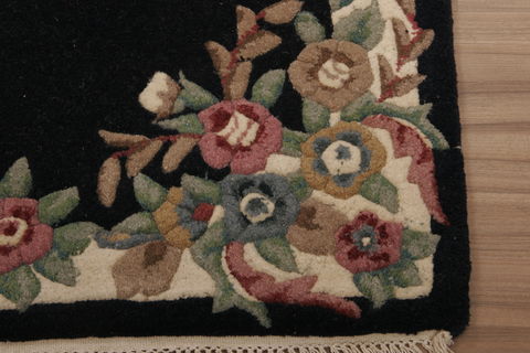 Indo-Nepal Multicolor Hand Tufted 40 X 60  Area Rug 155-76328 Image 2