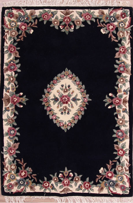 Indo-Nepal Multicolor Hand Tufted 40 X 60  Area Rug 155-76328 Image 0