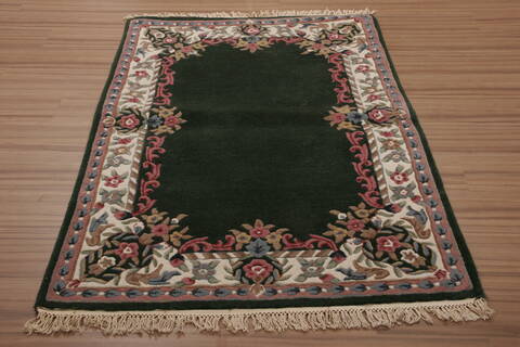 Indo-Nepal Multicolor Hand Tufted 40 X 60  Area Rug 155-76330 Image 1