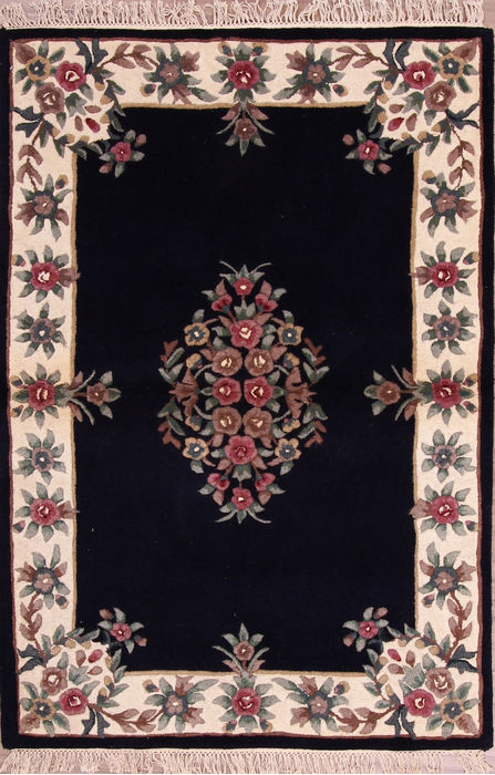 Indo-Nepal Multicolor Hand Tufted 40 X 60  Area Rug 155-76332 Image 0