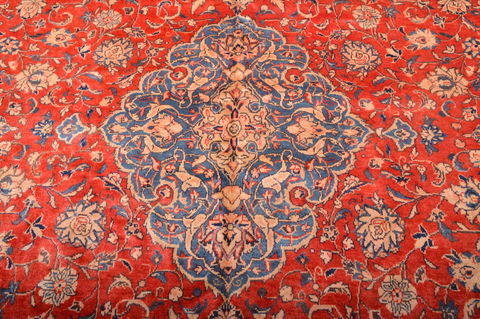 Mahal Red Hand Knotted 100 X 149 Area Rug 100-76335 Image 10