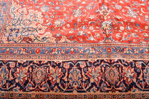 Mahal Red Hand Knotted 100 X 149 Area Rug 100-76335 Image 13