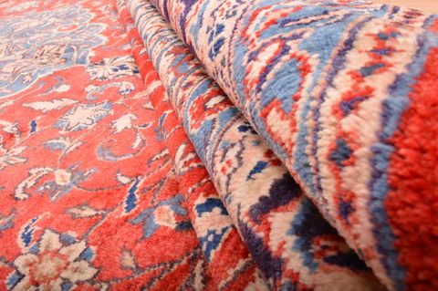 Mahal Red Hand Knotted 100 X 149 Area Rug 100-76335 Image 16