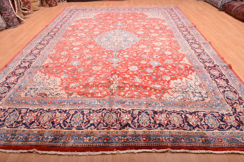 Mahal Red Hand Knotted 100 X 149 Area Rug 100-76335 Image 1