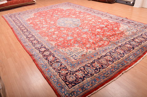 Mahal Red Hand Knotted 100 X 149 Area Rug 100-76335 Image 3