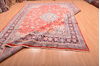 Mahal Red Hand Knotted 100 X 149  Area Rug 100-76335 Thumb 17