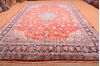 Mahal Red Hand Knotted 100 X 149  Area Rug 100-76335 Thumb 1
