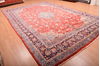 Mahal Red Hand Knotted 100 X 149 Area Rug 100-76335 Thumb 3