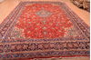 Mahal Red Hand Knotted 100 X 149  Area Rug 100-76335 Thumb 4