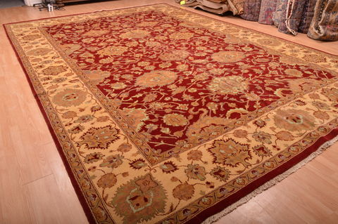 Jaipur Red Hand Knotted 123 X 179 Area Rug 100-76336 Image 10