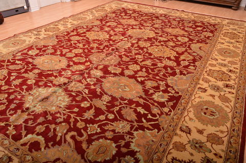 Jaipur Red Hand Knotted 123 X 179 Area Rug 100-76336 Image 11