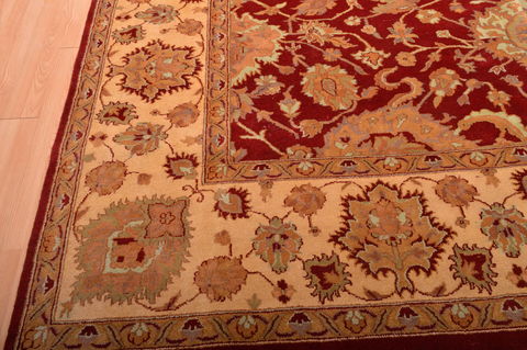 Jaipur Red Hand Knotted 123 X 179 Area Rug 100-76336 Image 13