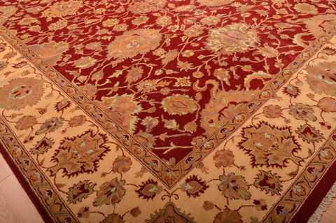 Jaipur Red Hand Knotted 123 X 179 Area Rug 100-76336 Image 14