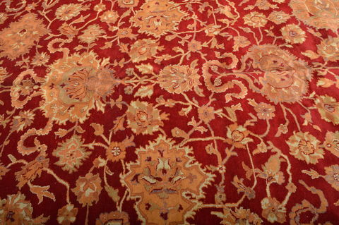 Jaipur Red Hand Knotted 123 X 179 Area Rug 100-76336 Image 16