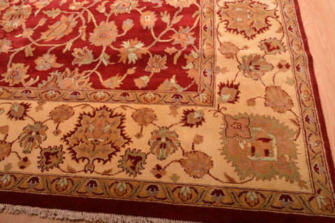 Jaipur Red Hand Knotted 123 X 179 Area Rug 100-76336 Image 17