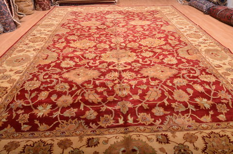 Jaipur Red Hand Knotted 123 X 179 Area Rug 100-76336 Image 1
