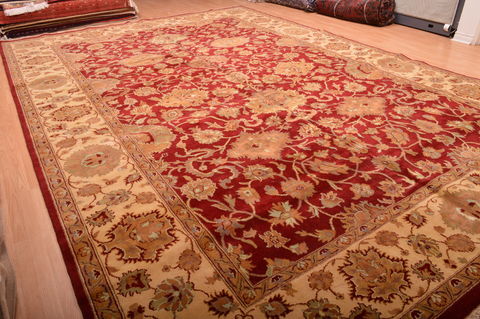 Jaipur Red Hand Knotted 123 X 179 Area Rug 100-76336 Image 3