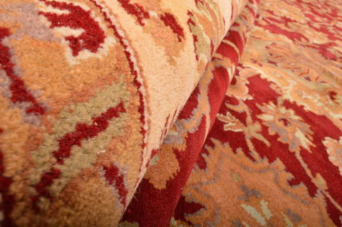 Jaipur Red Hand Knotted 123 X 179 Area Rug 100-76336 Image 8