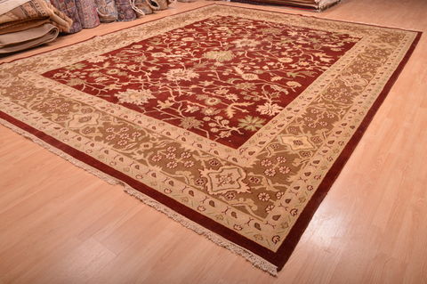 Jaipur Red Hand Knotted 120 X 155 Area Rug 100-76338 Image 16