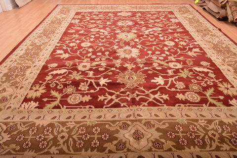 Jaipur Red Hand Knotted 120 X 155 Area Rug 100-76338 Image 18