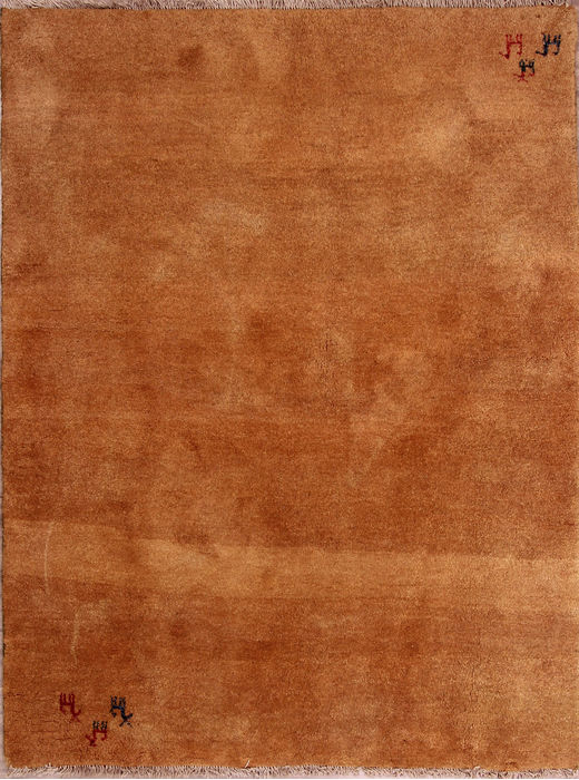 Gabbeh Beige Hand Knotted 33 X 65 Area Rug 155-76349 Image 0