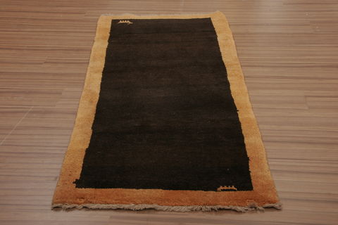 Gabbeh Multicolor Hand Knotted 29 X 64 Area Rug 155-76354 Image 1